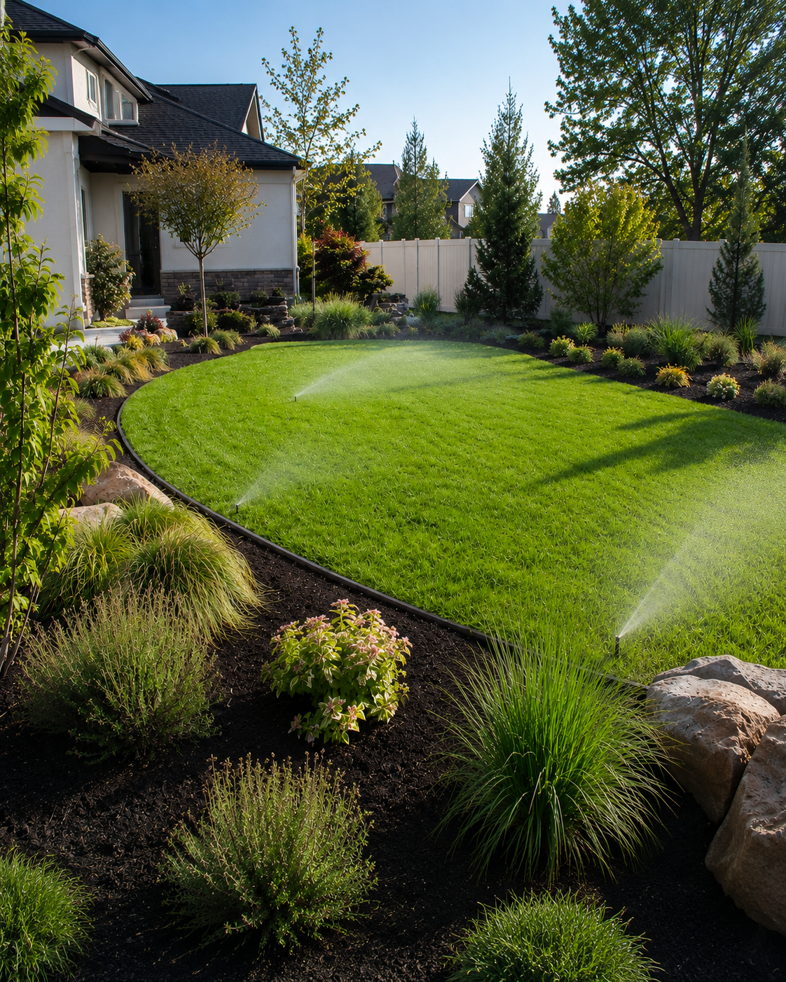 SoCal Landscape & Trees team on an active project site